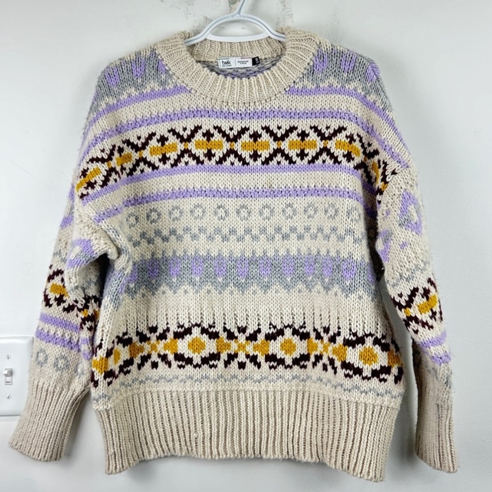 Twik Wool Blend Fairisle Sweater